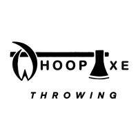 whoop axe throwing logo image