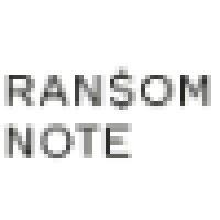 the ransom note logo image