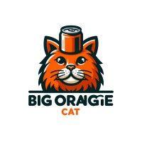 big orange cat logo image