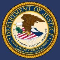 u.s. attorney's office for the eastern district of texas logo image