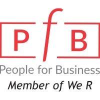 people for business logo image