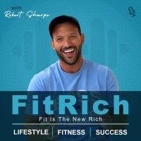 the fitrich podcast logo image