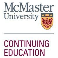 mcmaster university centre for continuing education logo image