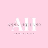 anna holland website design logo image