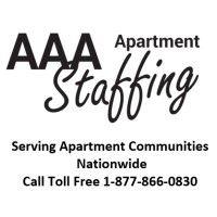 aaa apartment staffing logo image