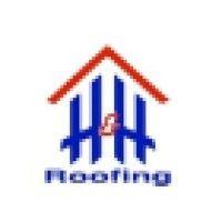 h & h roofing logo image