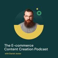 the e-commerce content creation podcast logo image