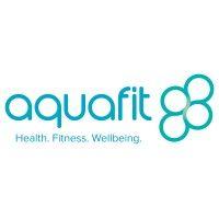 aquafit health fitness wellbeing logo image