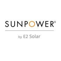 sunpower by e2 solar logo image