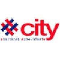 city, chartered accountants logo image