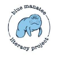 blue manatee literacy project logo image