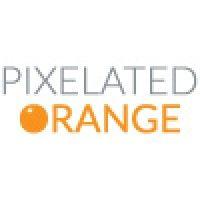 pixelated orange logo image