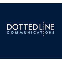 dotted line communications logo image