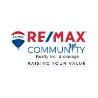 re/max community realty inc., brokerage logo image