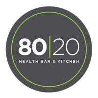 80/20 health bar & kitchen logo image