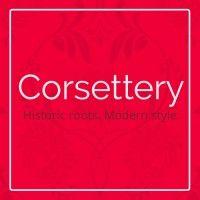 corsettery authentic corsets usa logo image