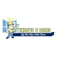 windows and doors by the men with tools logo image