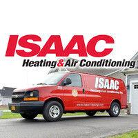 isaac heating and air conditioning logo image