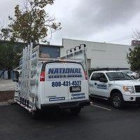 national glass and mirror logo image