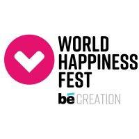 world happiness fest - bēcreation logo image