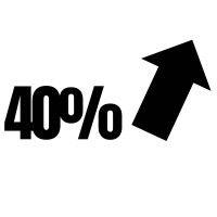 40 percent better logo image