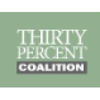 thirty percent coalition logo image