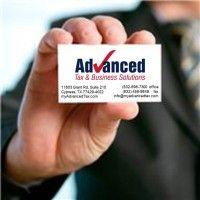 advanced tax & business solutions logo image