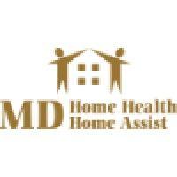 md home health/md home assist logo image