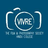 vivre - the film and photography society, hindu college logo image