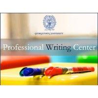 georgetown university professional writing center logo image