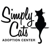 simply cats adoption center logo image