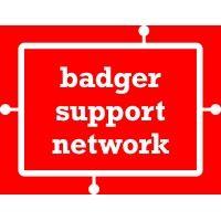 badger support network logo image