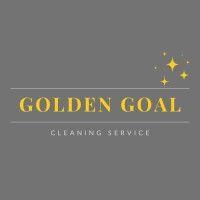 golden goal cleaning service logo image