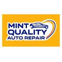 mint quality auto repair logo image