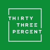 thirty three percent logo image