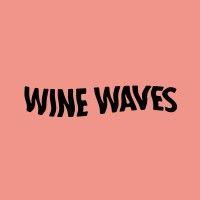 wine waves logo image