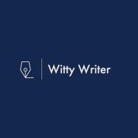 witty writer logo image