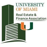 university of miami real estate and finance association logo image