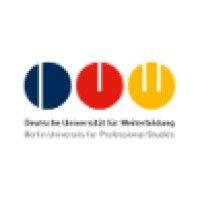 deutsche universität für weiterbildung - berlin university for professional studies logo image