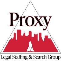 proxy legal staffing & search group logo image