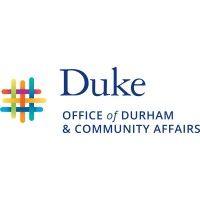 duke office of durham and community affairs logo image