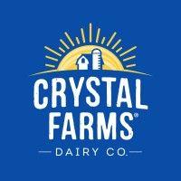 crystal farms dairy company logo image