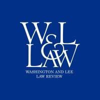 washington and lee law review