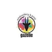 gazelle embroidery & print