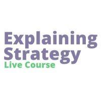 explaining strategy course logo image