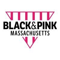 black and pink massachusetts logo image