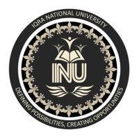 iqra national university logo image