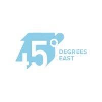 45 degrees east logo image