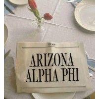 university of arizona alpha phi logo image