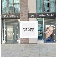 whites dental logo image